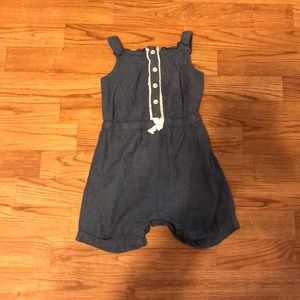 Denim Romper Size 24 Months 💕
